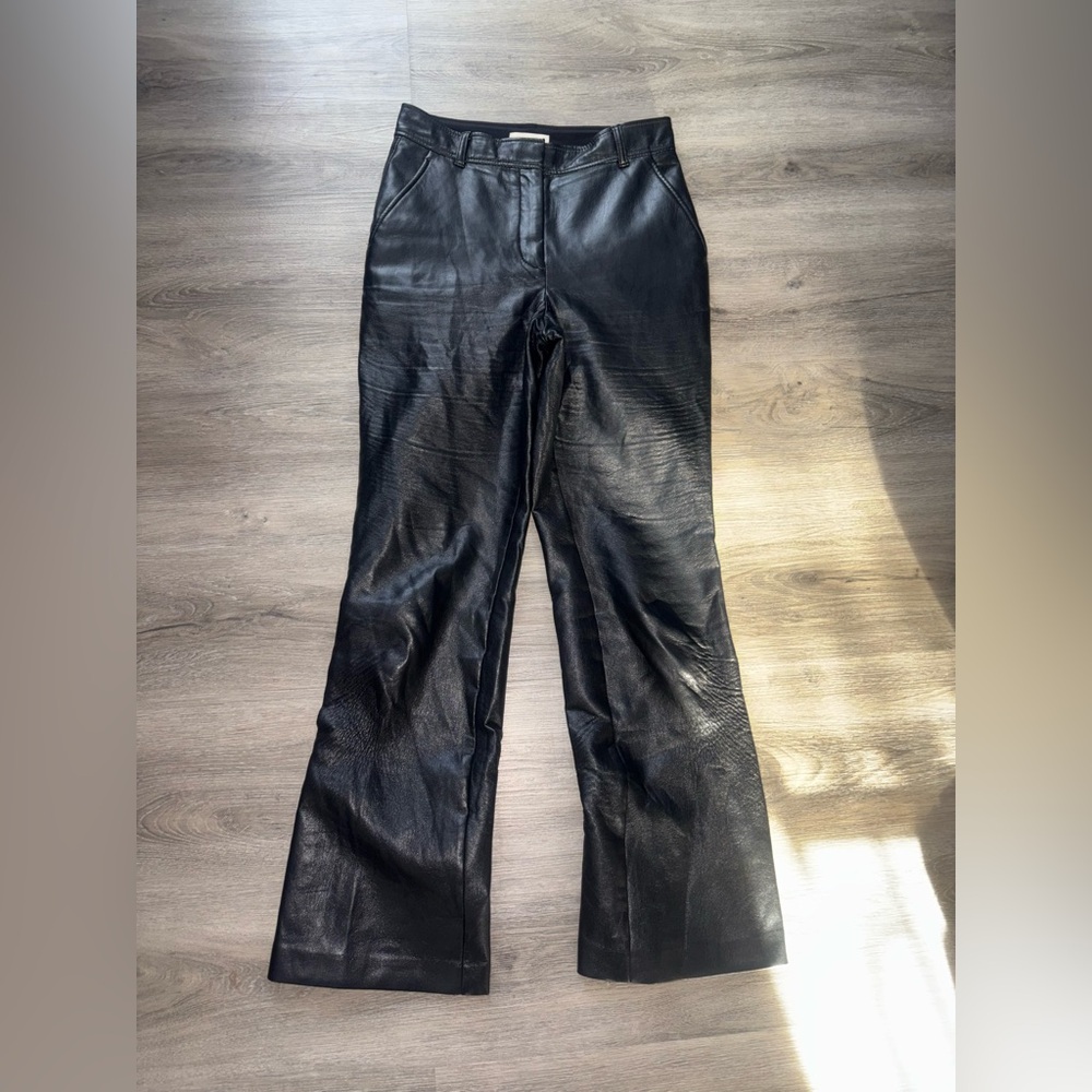 Babaton - Black Pleather Pants